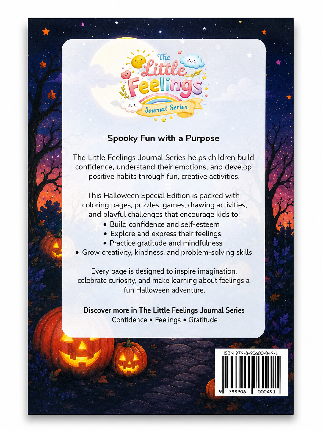 Halloween Spooky, Silly & Fun - Special Edition Activity Book for Kids Social Emotional Learning