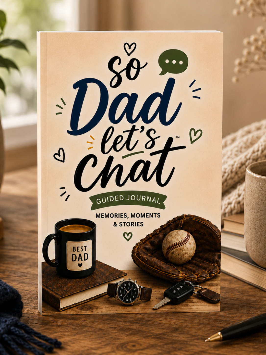 So Dad, Let's Chat: Guided Keepsake Journal for Dad's Memories, Stories & Life Lessons