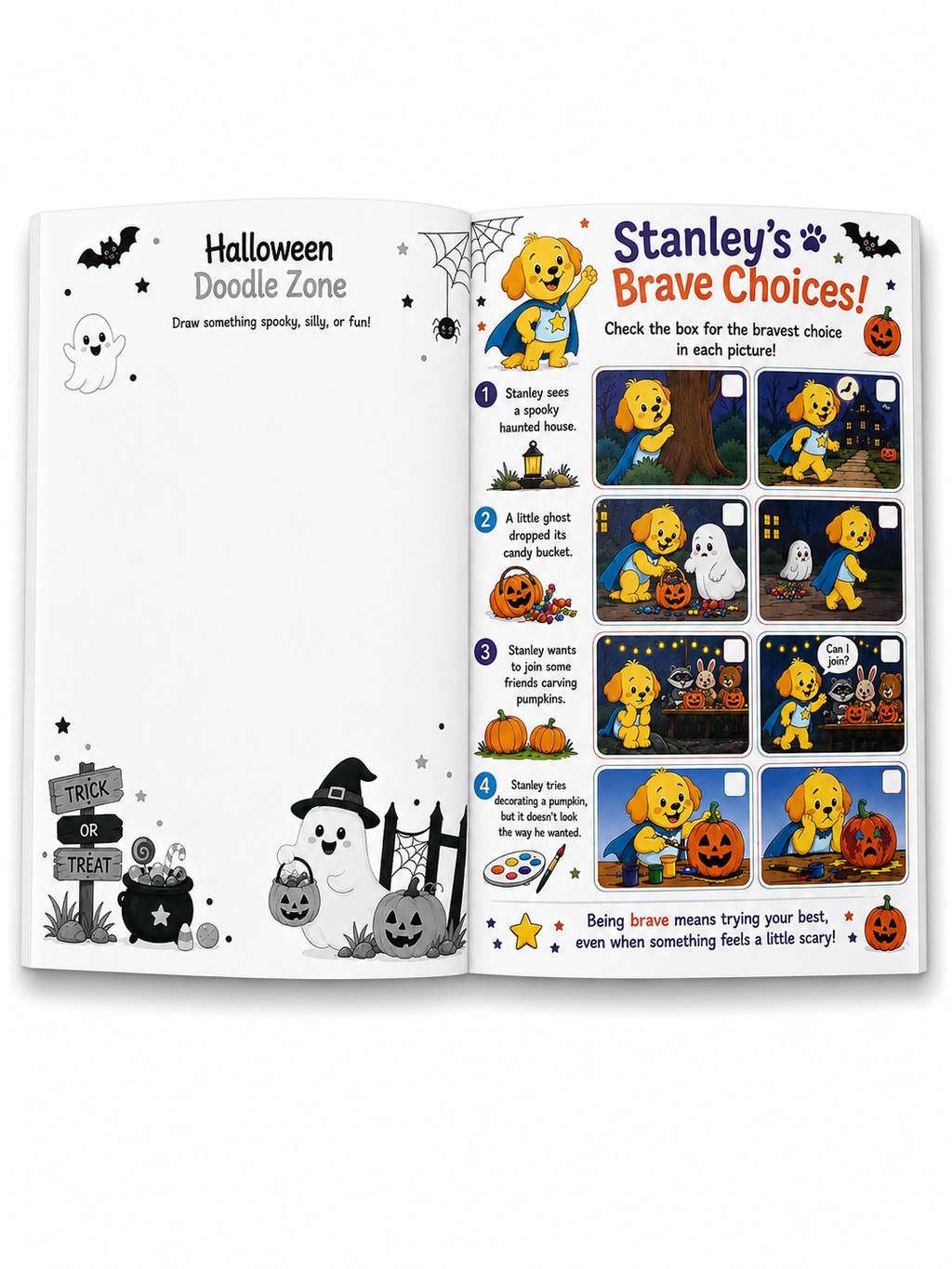 Halloween Spooky, Silly & Fun - Special Edition Activity Book for Kids Social Emotional Learning
