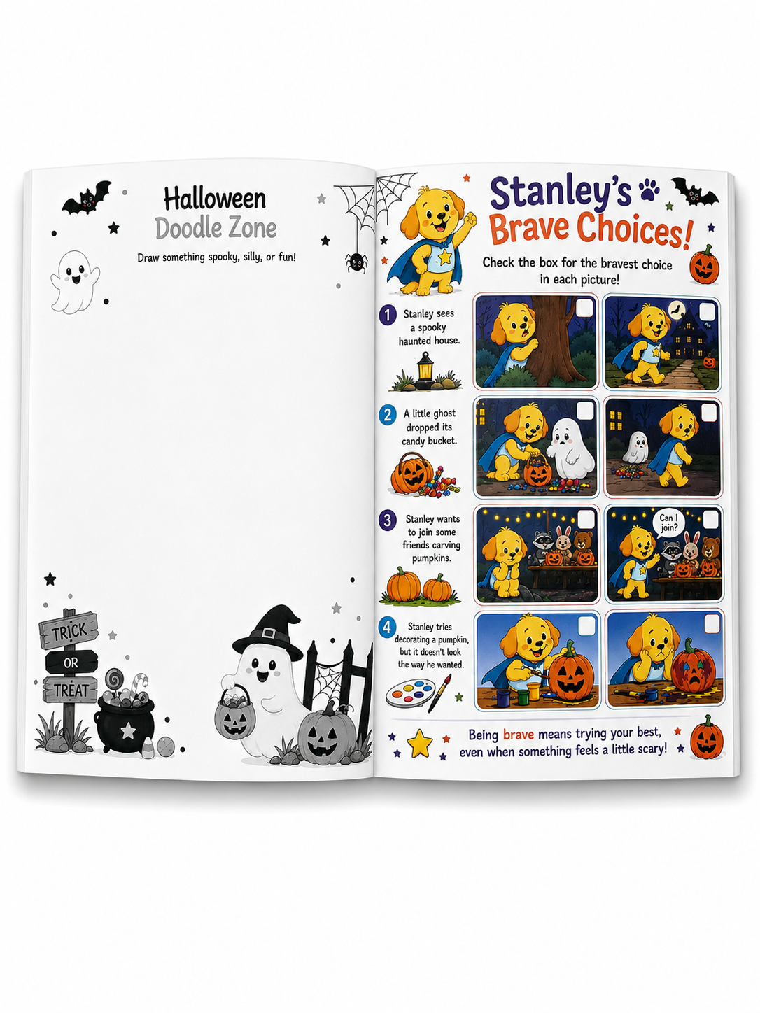 Halloween Spooky, Silly & Fun - Special Edition Activity Book for Kids Social Emotional Learning