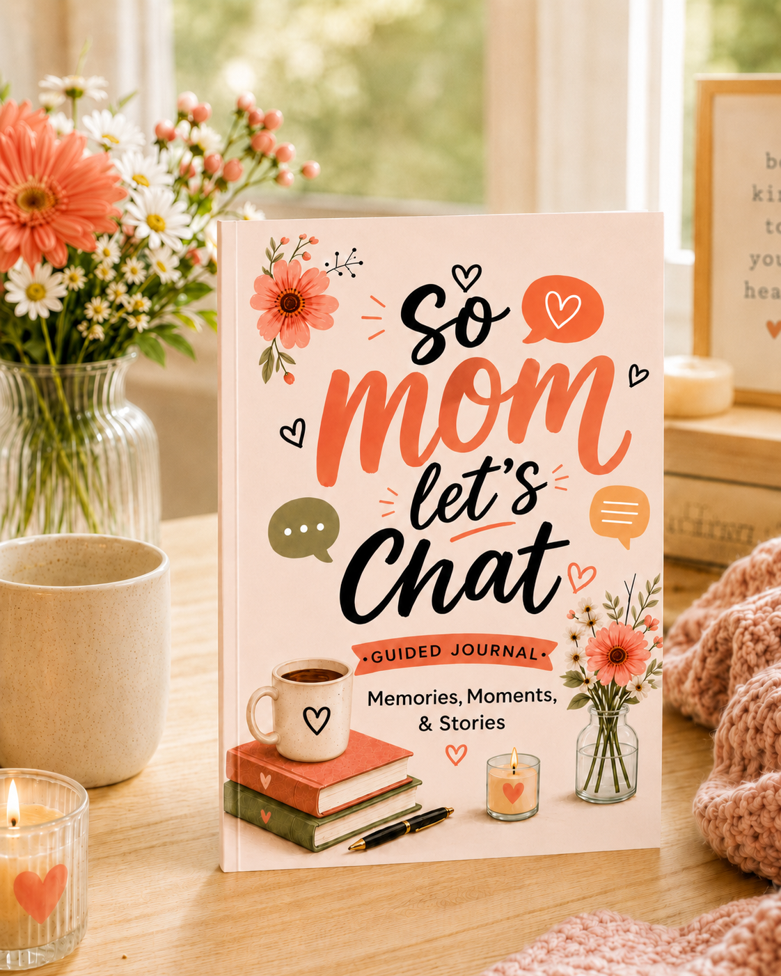 So Mom, Let's Chat: A Guided Keepsake Journal Book for Mom's Memories, Stories & Life Lessons