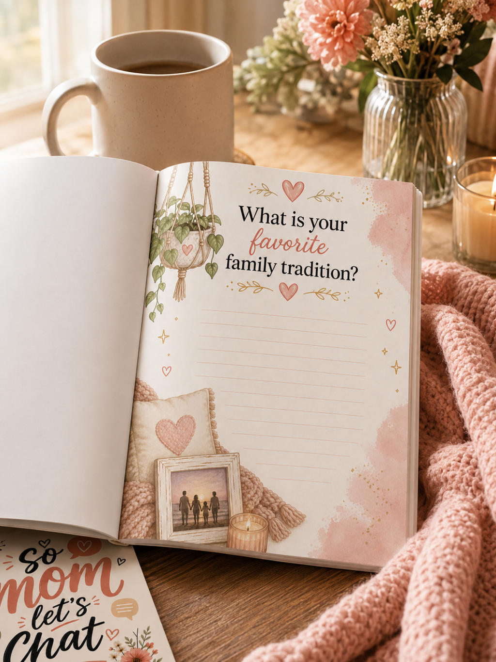 So Mom Let's Chat, So Dad Let's Chat Journal Book Keepsake Bundle