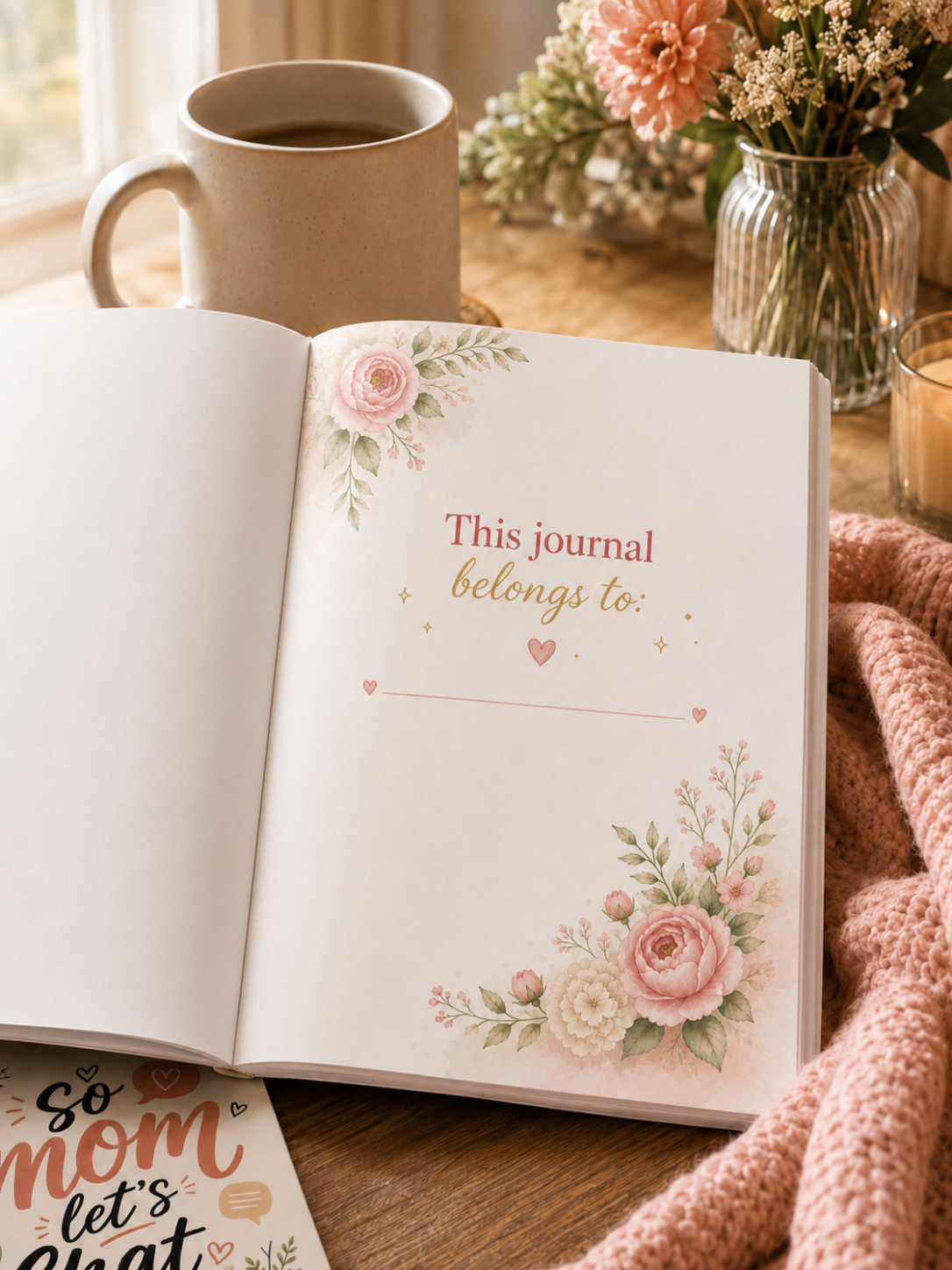 So Mom Let's Chat, So Dad Let's Chat Journal Book Keepsake Bundle