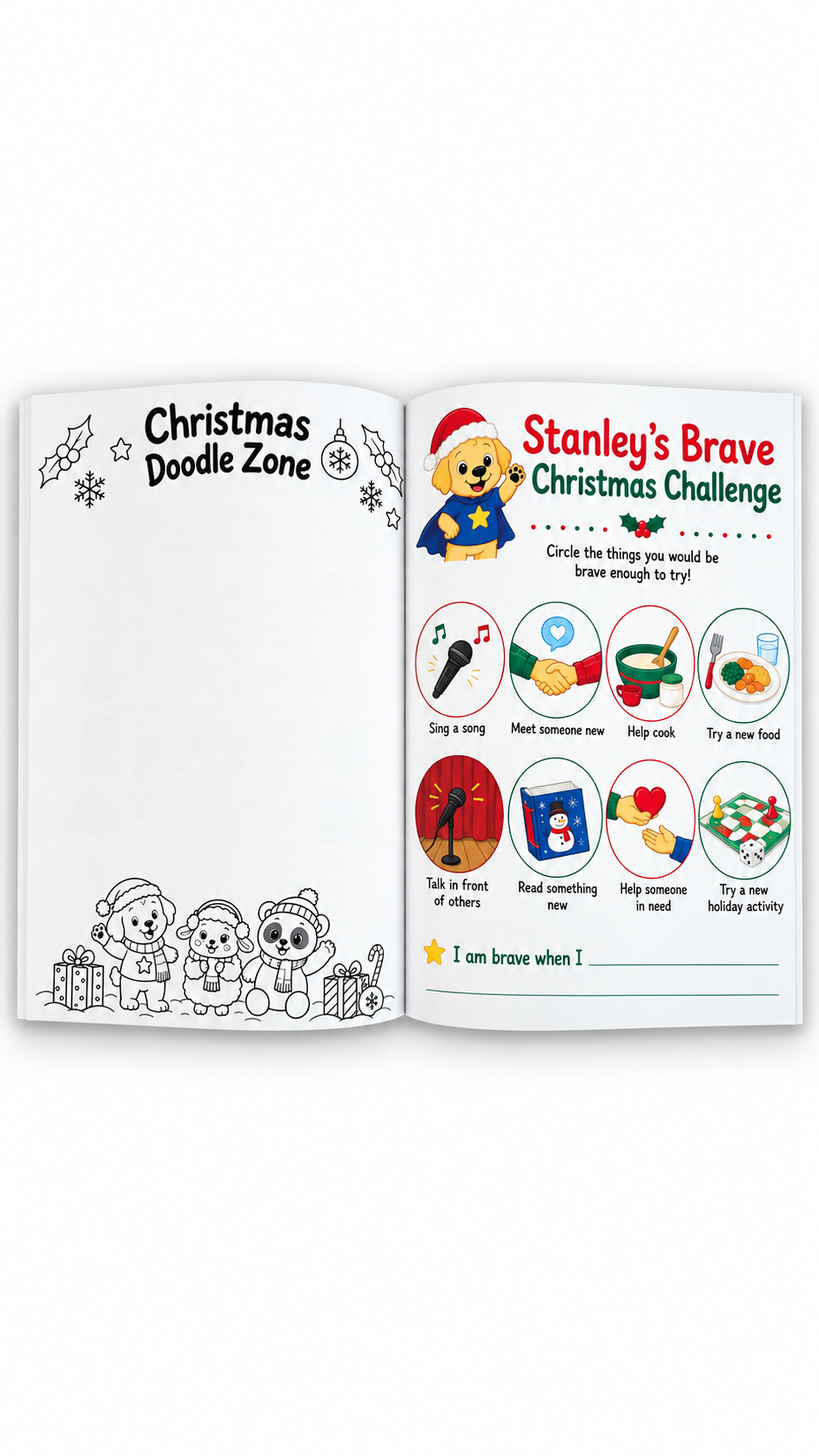 Stocking Stuffer: The Little Feelings Christmas Activity Book - Special Holiday Edition for Kids Social Emotional Learning