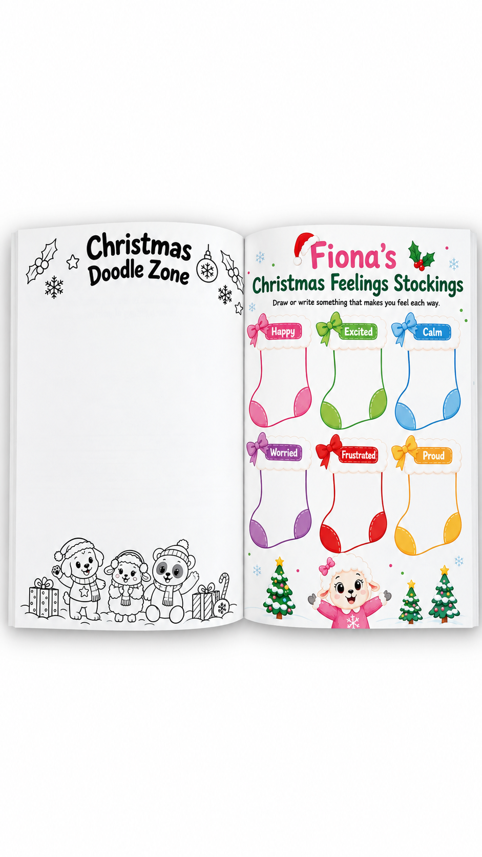Stocking Stuffer: The Little Feelings Christmas Activity Book - Special Holiday Edition for Kids Social Emotional Learning