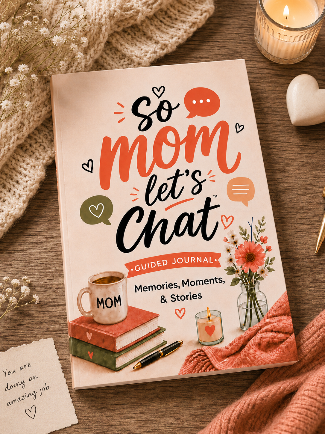 So Mom Let's Chat, So Dad Let's Chat Journal Book Keepsake Bundle
